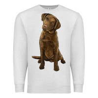 Oatmeal Heather chesapeake bay retriever Premium Sweatshirt - LillyAllenDesigns