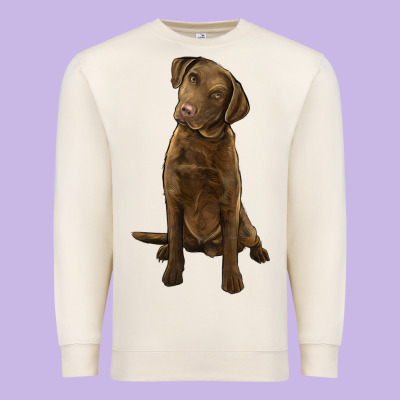 Chesapeake Bay Retriever Premium Sweatshirt Designed By Lillyallendesigns
