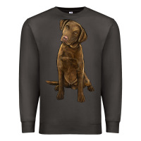 Smoke chesapeake bay retriever Premium Sweatshirt - LillyAllenDesigns