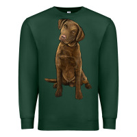 Sports Green chesapeake bay retriever Premium Sweatshirt - LillyAllenDesigns