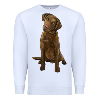 White chesapeake bay retriever Premium Sweatshirt - LillyAllenDesigns