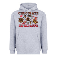 Heather Grey chocolate is my soulmate Heavyweight Hoodie - AdoDesignShop