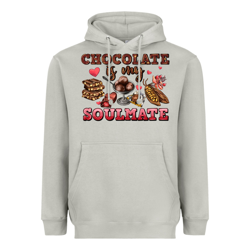 Chocolate Is My Soulmate Heavyweight Hoodie by AdoDesignShop | Teevron