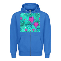 True Royal mermaid tail seamless pattern Zipper Hoodie - HRA Design Shop