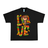 Black love juneteenth with fist Urban Heavy Tee - texasbilliewilder