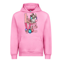 Fuchsia Pink Love Easter Urban Hoodie - BundleAndBundleShop