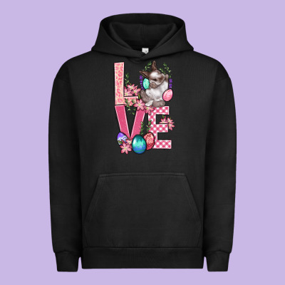 Love Easter Urban Hoodie Designed By Bundleandbundleshop