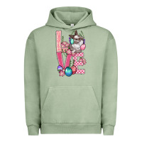 Pigment Oil Green Love Easter Urban Hoodie - BundleAndBundleShop