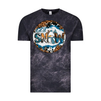 Cloud Black Let It Snow Vintage Tee - RanaPortraitStore