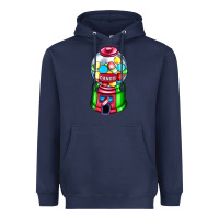 Navy candy machine Heavyweight Hoodie - AdoDesignShop