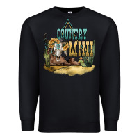 Black country mini Premium Sweatshirt - NancyCooperArtShop