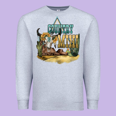Country Mini Premium Sweatshirt Designed By Nancycooperartshop