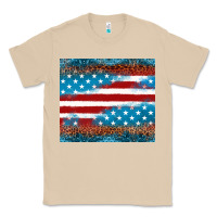 Mushroom Leopard glitter American flag tumbler Classic Tee - Neo Western