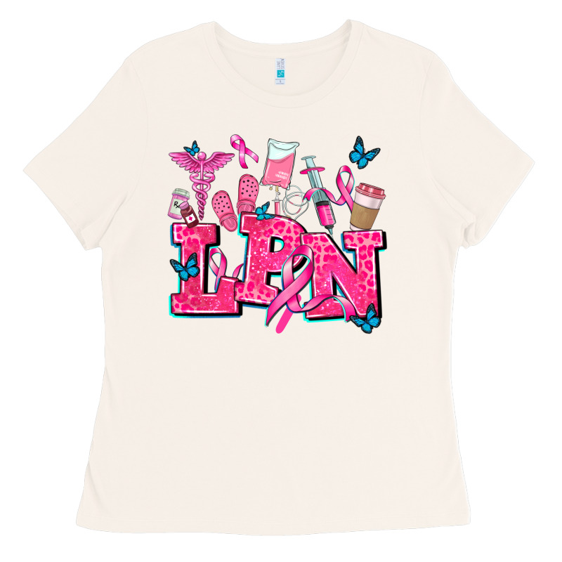 Lpn Cancer  Nurse With Ladies Tee by AdoDesignShop | Teevron