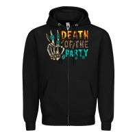 Black death of party Zipper Hoodie - RacoonDesign