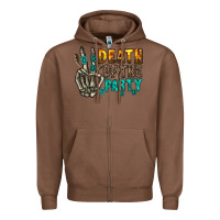 Chestnut death of party Zipper Hoodie - RacoonDesign