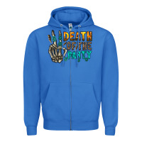 True Royal death of party Zipper Hoodie - RacoonDesign