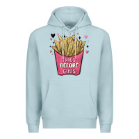 Blue Mist fries before guys Premium Hoodie - MaliasSmallBusiness
