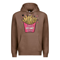 Chestnut fries before guys Premium Hoodie - MaliasSmallBusiness