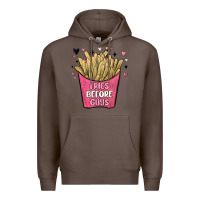 Coffee fries before guys Premium Hoodie - MaliasSmallBusiness