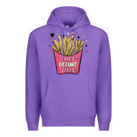 Purple fries before guys Premium Hoodie - MaliasSmallBusiness