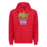 Red fries before guys Premium Hoodie - MaliasSmallBusiness