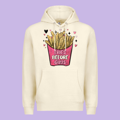 Fries Before Guys Premium Hoodie Designed By Maliassmallbusiness