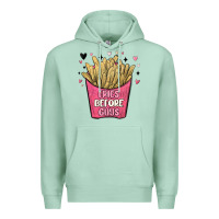 Seafoam fries before guys Premium Hoodie - MaliasSmallBusiness