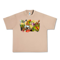 Burro lunch lady coffee cups Urban Heavy Tee - Zillion Design Studio