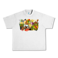 Lunar Rock lunch lady coffee cups Urban Heavy Tee - Zillion Design Studio