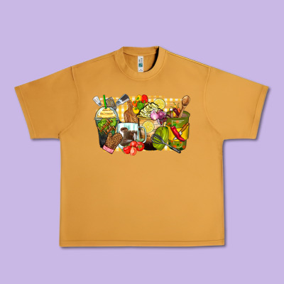 Urban Heavy Tee lunch lady coffee cups