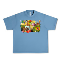Pebble Blue lunch lady coffee cups Urban Heavy Tee - Zillion Design Studio