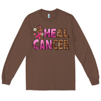 Chestnut Heal Cancer Long Sleeve Tee - texasbilliewilder