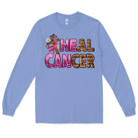 Colony Blue Heal Cancer Long Sleeve Tee - texasbilliewilder