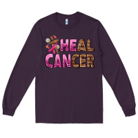Plum Heal Cancer Long Sleeve Tee - texasbilliewilder