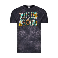 Cloud Black western wild soul with sunflowers Vintage Tee - texasbilliewilder