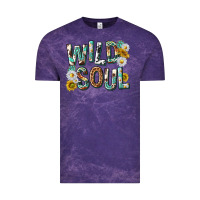 Cloud Purple western wild soul with sunflowers Vintage Tee - texasbilliewilder