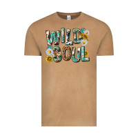 Vintage Camel western wild soul with sunflowers Vintage Tee - texasbilliewilder