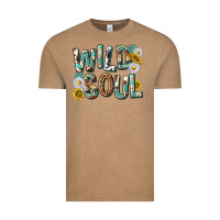 Vintage Coffee western wild soul with sunflowers Vintage Tee - texasbilliewilder