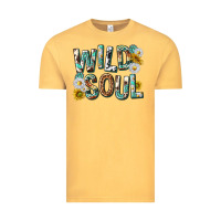 Vintage Mustard western wild soul with sunflowers Vintage Tee - texasbilliewilder