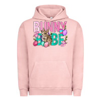 Pigment Salmon Bunny Babe Easter Urban Hoodie - BundleAndBundleShop