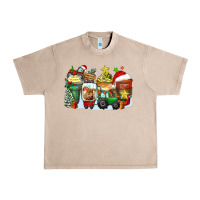 French Oak Christmas tractor coffee cups Urban Heavy Tee - Zillion Design Studio