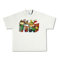 Pistachio Christmas tractor coffee cups Urban Heavy Tee - Zillion Design Studio