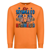 Carrot star spangled and hammered skeleton hand Premium Sweatshirt - Jasminsmagicworld