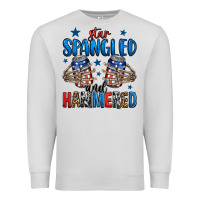 Dove Grey star spangled and hammered skeleton hand Premium Sweatshirt - Jasminsmagicworld