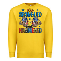 Lemon star spangled and hammered skeleton hand Premium Sweatshirt - Jasminsmagicworld