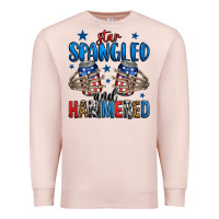 Pale Pink star spangled and hammered skeleton hand Premium Sweatshirt - Jasminsmagicworld