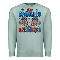 Seafoam star spangled and hammered skeleton hand Premium Sweatshirt - Jasminsmagicworld