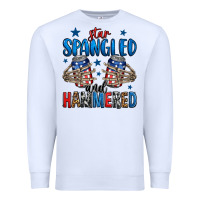 White star spangled and hammered skeleton hand Premium Sweatshirt - Jasminsmagicworld