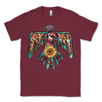 Burgundy pinky western sunflower thunderbird Classic Tee - BarkalooDesign